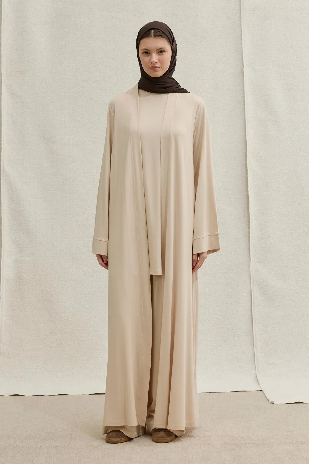 Actıve Modest Spor Taş Üçlü Abaya Takım