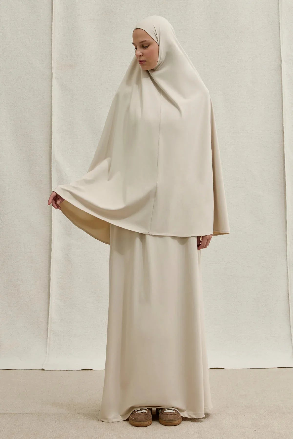 Harem Akışkan Khimar Taş İkili Takım