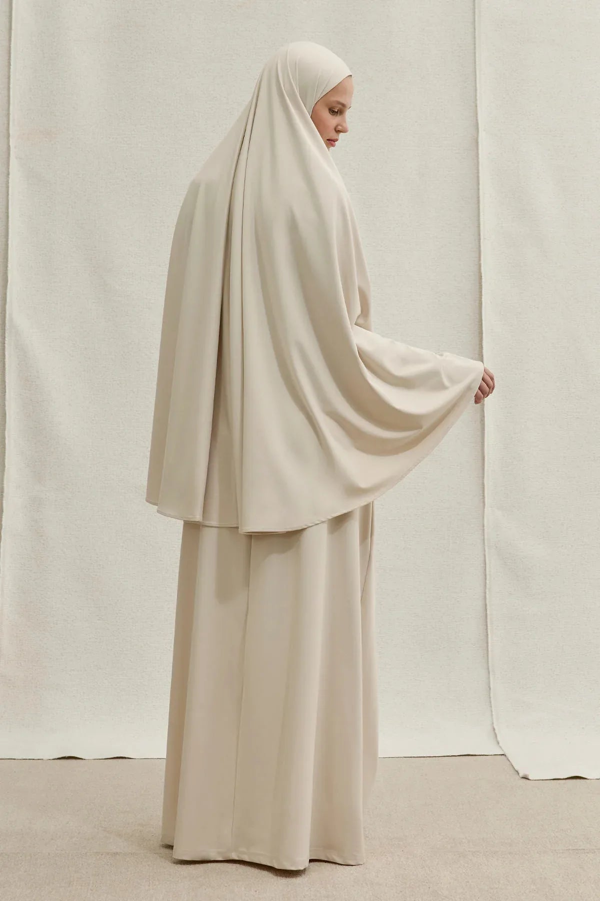 Harem Akışkan Khimar Taş İkili Takım