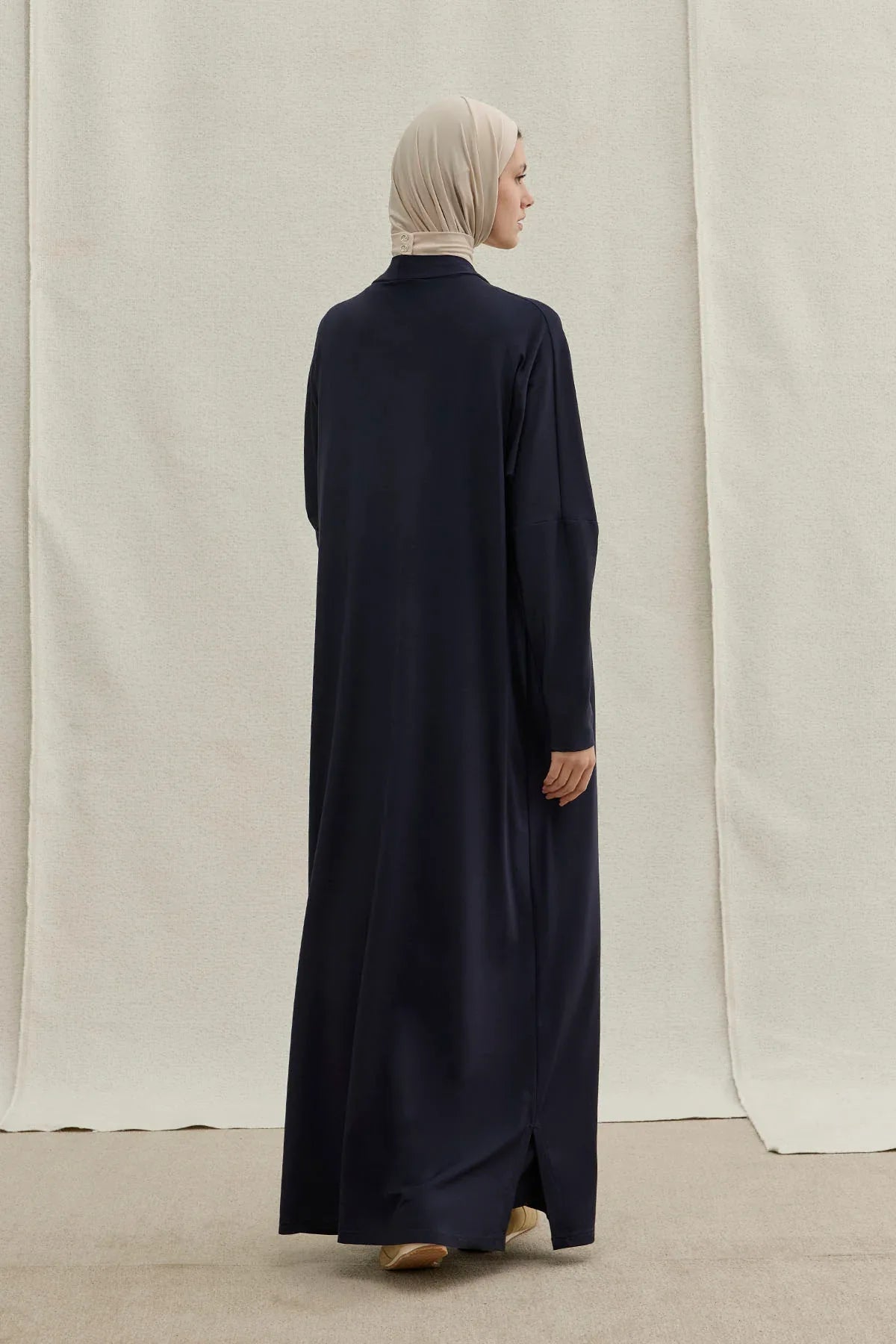 Active Modest Sport Navy Two-Piece Abaya Set
