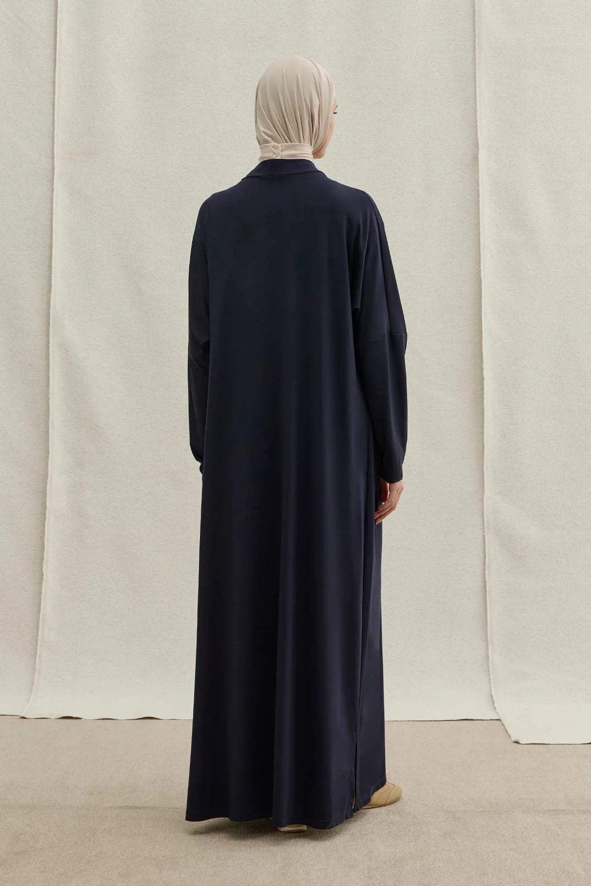 Active Modest Sport Navy Two-Piece Abaya Set