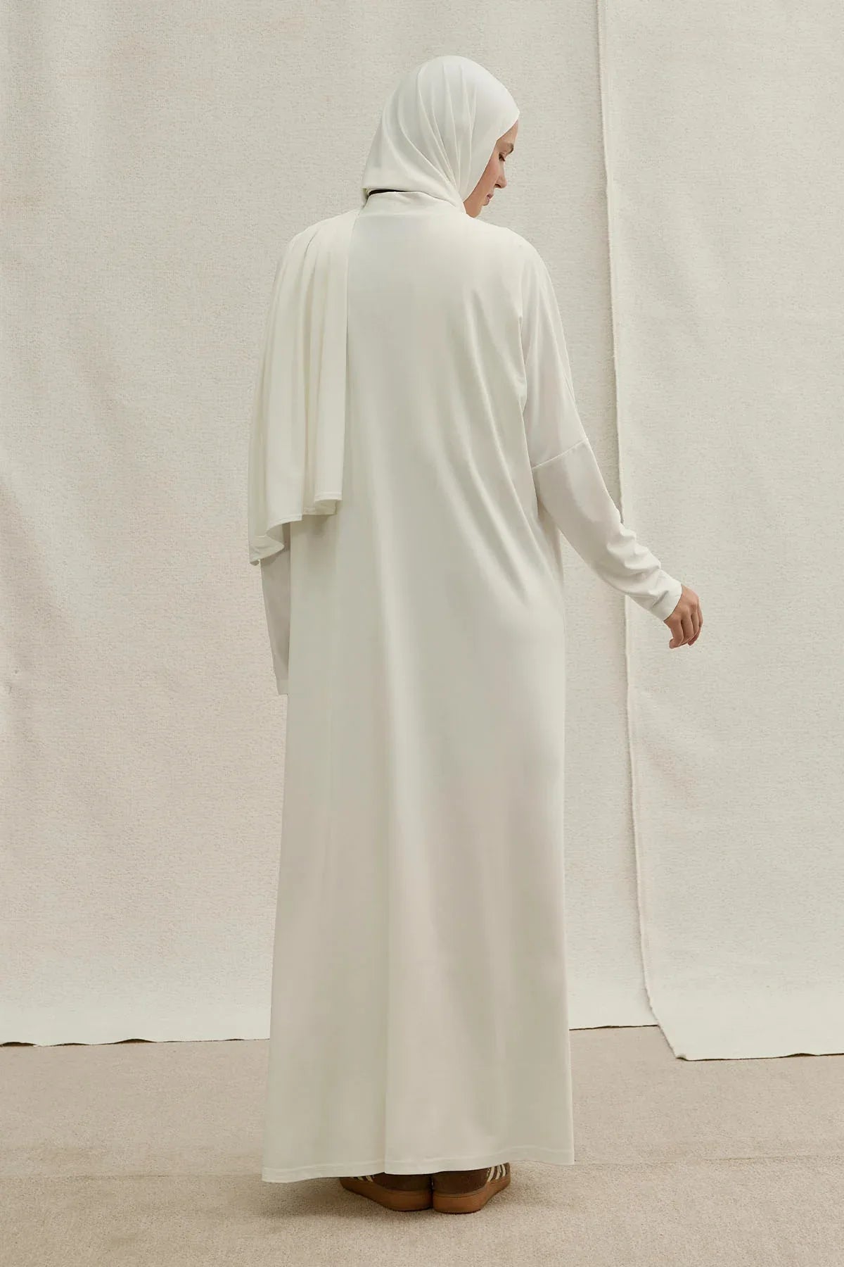 Actıve Modest Spor Beyaz İkili Abaya Takım