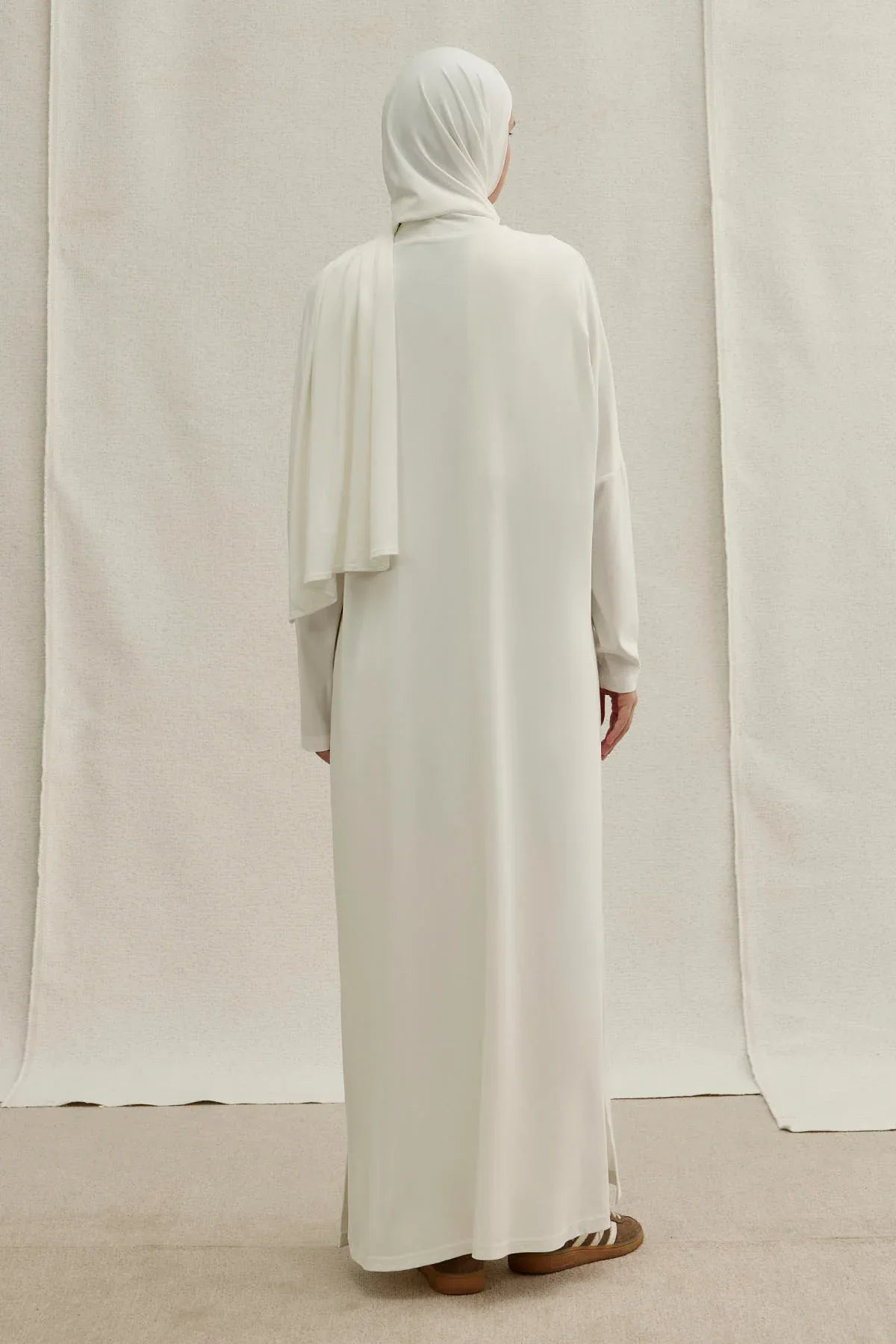Actıve Modest Spor Beyaz İkili Abaya Takım